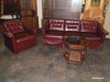 Salon 100% piele naturala, bine pastrat.