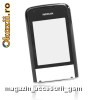 Carcasa rama metalica display ecran lcd fata geam sticla modul U.I. Nokia 8800 Sapphire Arte Saphire Safir Saphirre Safire Originala NOUA Sigilata