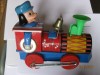 F.F. RARA!LOCOMOTIVA DE COLECTIE DIN TABLA FABRICATA IN ANII 70