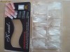 tipsuri transparente, cutie 500 buc,  manichiura, unghii false, gel uv,  acryl, pila electrica, lipici tipsuri, perie praf, buffer