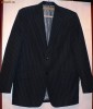 Sacou barbatesc NEXT, original, marimea 42 / L, bleumarin cu dungulite albe, purtat de 2 ori  - PRET MINIM!!!!