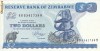 Bancnota Zimbabwe 2 Dolari 1983 - P1b UNC