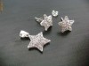 SET ARGINT MODEL STEA CRISTALE SWAROVSKI ALBE