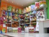 Mobilier comercial tip rafturi magazin din PAL compus din 16 corpuri CA NOU