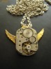 Colier steampunk  (realizat din piese de ceas) Unicat (vintage style)