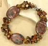 Bratarafoarte frumoasa din jasper si ochi de tigru ! OFERTA