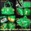 GEANTA FASHION firma CHLOE, replica PERFECTA, LAC VERDE, ACCESORII  IMITATIE PIELE MARO INCHIS