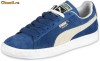 adidasi / pantofi sport Puma Suede 352634, ORIGINALI, piele, albastru cu alb, marimi: 39, 45