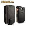 Husa din piele cu aplicatii din aluminiu pentru HTC Wildfire S Husa din piele cu aplicatii din aluminiu pentru HTC Wildfire S