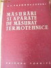 MASURARI SI APARATE DE MASURAT TERMOTEHNICE