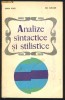 Sorin Stati*GH.Bulgar_ANALIZE SINTACTICE SI STILISTICE