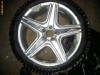 Roti complete IARNA - Jante Mercedes AMG 21 Inch + Anvelope Pirelli Scorpion ICE SNOW M+S 295 35 21