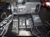 Camera video Canon E640 VHS 8 mm defecta cu toate acesorile,alimentator,acumulator,telecomanda