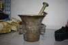 PIUA VECHE ( MOJAR ) BRONZ , MARE , h=11 cm, L pistil=18 cm