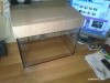 Acvariu pesti creveti cu capac platic PVC lucrat ingrijit