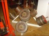 Vand discuri culturism si fitness 3Kg.am de la 1Kg pana la 25 de Kg pentru bara olimpica 50mm