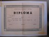 DIPLOMA COMUNISTA IN ALB  DIN ANII 70