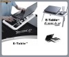 MASUTA LAPTOP COOLER - E-TABLE - MASUTA PLIABILA LAPTOP CU PICIOARE REGLABILE + MOUSEPAD + SUPORT PAHAR