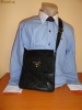 Geanta Tip Postas  Borseta de umar asemanator Piele Prada Milano Made in Italia Neagra model Nou Ieftin Okazie