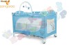 Patut Pliant Bebe CANGAROO Bumbo Albastru Deschis