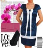 OFERTA SPECIALA - Rochie office, Pantofi negri si Poseta chic