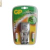 Incarcator GP Powerbank Mini Quick2 + 2xR6, GPPB25GS270-C2-BL1