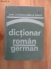 Jean Livescu - Dictionar Roman German