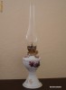 Superba lampa gaz / petrol din portelan