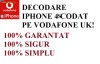 DECODEZ IPHONE 4S CODAT VODAFONE UK PE BAZA IMEI, ONLINE! DECODARE PERMANENTA, DEFINITIVA!! CEL MAI MIC PRET!!