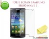 2X FOLIE ECRAN SAMSUNG S8600 WAVE 3 (SET DE 2 BUC) - TRANSPORT GRATUIT!