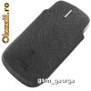 HUSA TOC NOKIA C6 5230 5800 n97 ORIGINALA PIELE CULOARE NEAGRA + LIVRARE GRATUITA