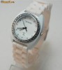 Ceas dama Chanel CH134 White Silicone