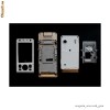 Carcasa rama fata geam sticla mijloc miez corp sasiu capac spate baterie acumulator SonyEricsson W910i Originala Noua Sigilata