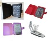~Husa/Coperta NEAGRA/ROSIE/MOV tip carte din PIELE calitate superioara Kindle 4 3G WIFI + LAMPA de citit+BONUS FOLIE protectie ecran-TRANSPORT GRATUIT