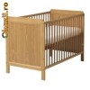 Patut lemn Ikea si saltea Dormeo Baby NOU