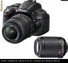 NIKON D5100 obietiv AF-S VR DX 18-55 mm + obietiv AF-S VR DX 55-200 mm (nou sigilat)