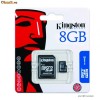 Kingston 8GB Micro SD HC - Class 4 + adaptor - SIGILAT