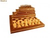 Joc Sah si Table Lemn - 45 cm