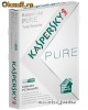 Kaspersky Antivirus Pure 2012, licenta 3 Calculatoare pt 1 An, Noi, Sigilate