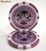 Jeton Poker Mega Star 13.5 grame, valoarea 500
