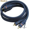 Stereo Audio Connection Cables Carpower Monacor AC-150/BL