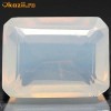 Raritate! OPAL DE FOC de Mexic, alb cu reflexe superb, calitate excelenta, transparenta, taiat octagon de 8.46 ct!!!
