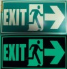 Semn de siguranta glow in the dark EXIT" dreapta 20x10 cm"