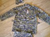 COSTUM CAMUFLAJ PESCUIT/VANATOARE FIELD ARMY- COMPUS DIN JACHETA+PANTALON+GLUGA