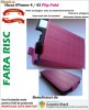 Husa Roz iPhone 4 / 4S Flip Super Calitate Design deosebit si finisaje