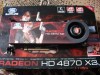 vand placa video sapphire 4870X2,Dual GPU,2Gb,DDR5,super avantajos