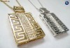 Colier din aliaj inoxidabil placat cu aur / rhodium, cristale Swarovski