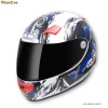 Casca Moto GP Scuter ATV Super Viteza-Fibra de Sticla-