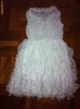 Rochie alba cu dantela