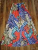 Pantaloni de vara, model oriental -  portocaliu  SUPER